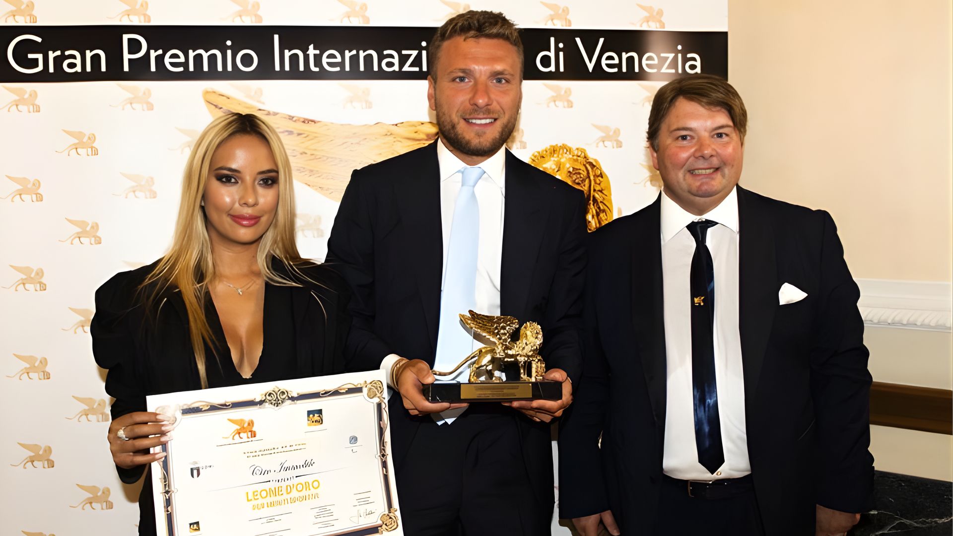Fotografia di una premiazione del Gran Premio Internazionale di Venezia